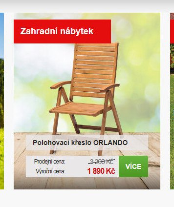 Polohovací křeslo ORLANDO