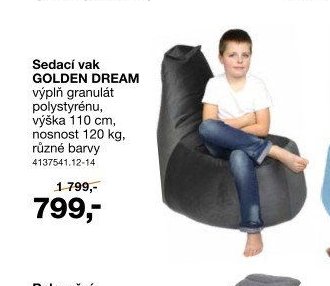 Sedací vak GOLDEN DREAM