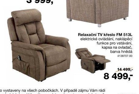 Relaxační TV křeslo FM 513L