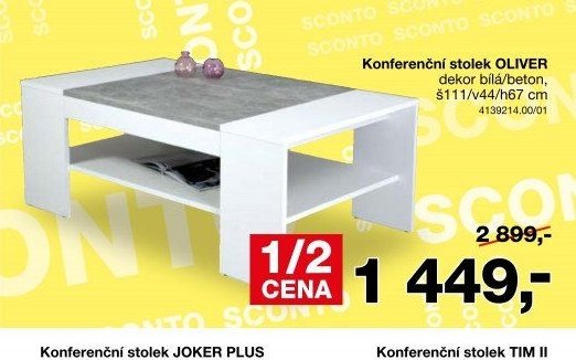 Konferenční stolek OLIVER