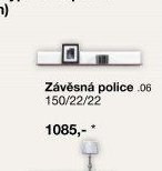 Závěsná police .06