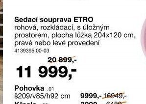 Sedací souprava ETRO