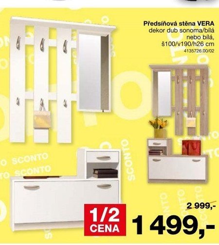 Předsíňová stěna VERA
