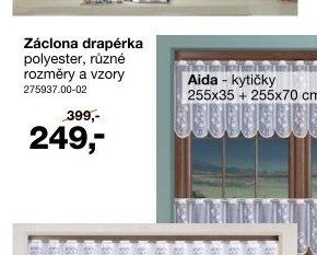 Záclona drapérka
