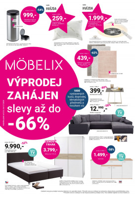 akční leták Möbelix 22.6.2020-5.7.2020
