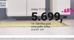 14 | Skříňka pod umyvadlo