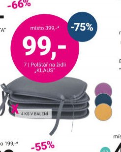 Polštář na židli KLAUS