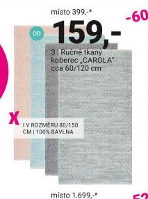 Ručně tkaný koberec CAROLA
