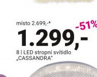 LED stropní svítidlo CASSANDRA