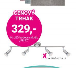 LED bodové svítidlo FRITZ