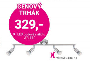 LED BODOVÉ SVÍTIDLO „FRITZ“