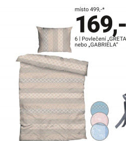 POVLEČENÍ „GRETA“ NEBO „GABRIELA“