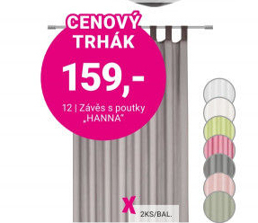 ZÁVĚS S POUTKY „HANNA“