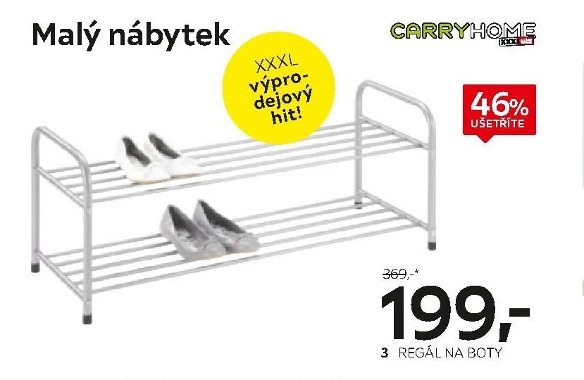 Regál na boty