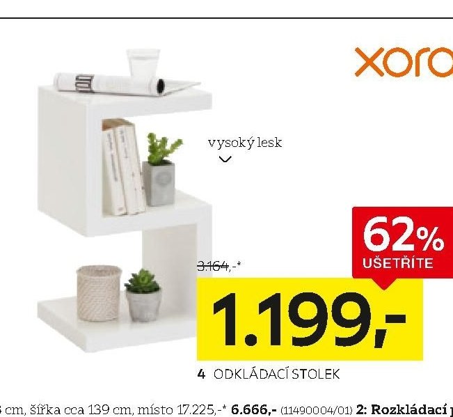 Odkládací stolek
