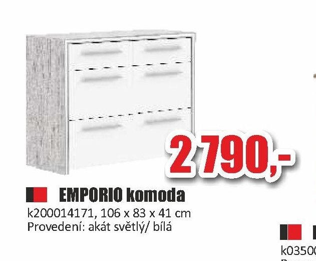 EMPORIO komoda