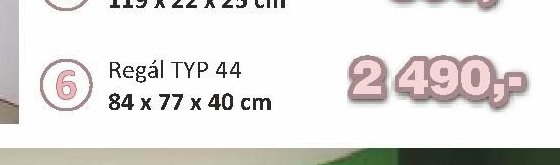 Regál TYP 44