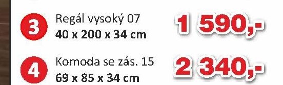 Regál vysoký 07