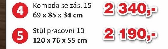 Komoda se zás. 15