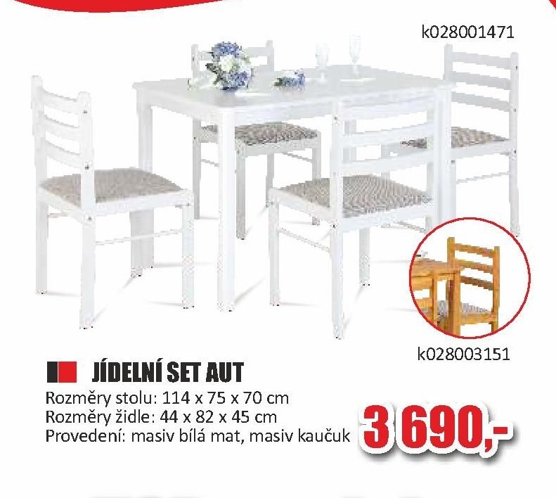JÍDELNÍ SET AUT