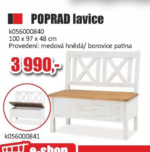POPRAD lavice