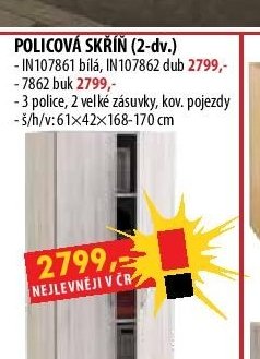 POLICOVÁ SKŘÍŇ (2-dv.)