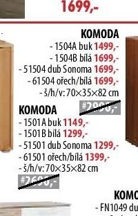 KOMODA 1504A, 1504B, 51504, 61504