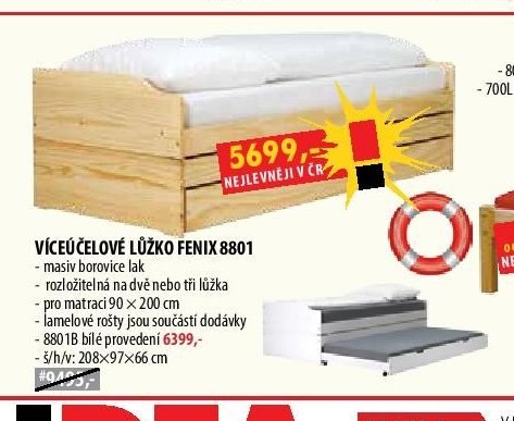 VÍCEÚČELOVÉ LŮŽKO FENIX 8801