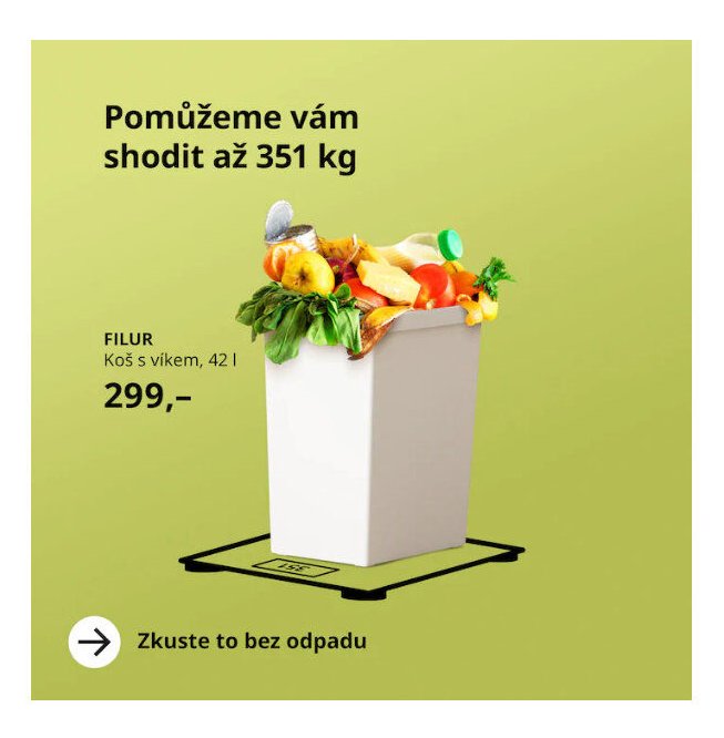 FILUR Koš s víkem, 42 l