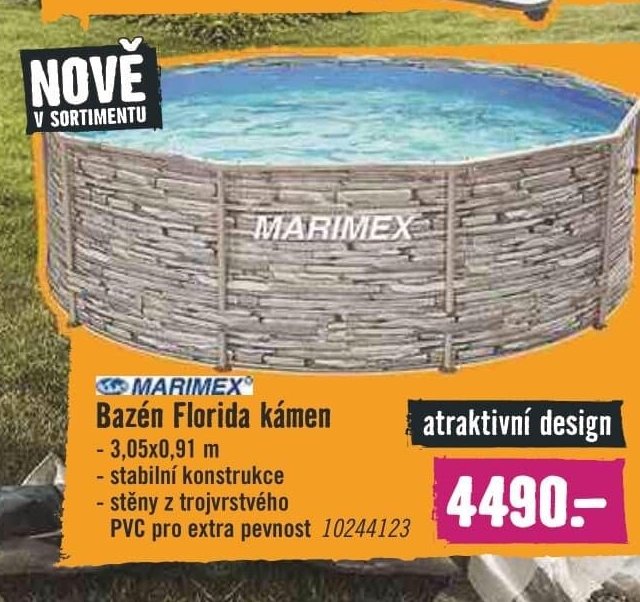 Bazén Florida kámen
