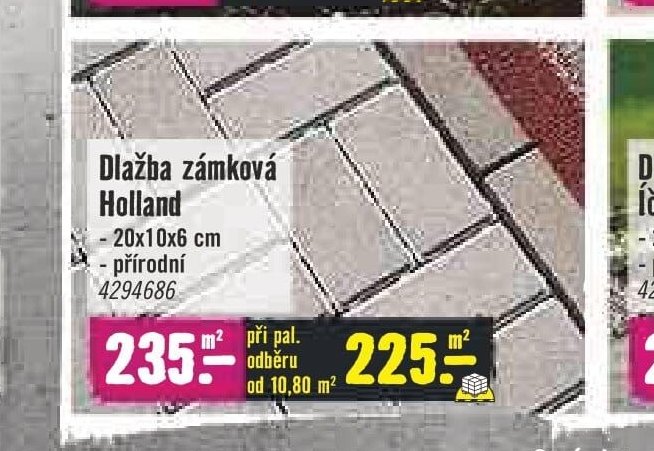 Dlažba zámková Holland