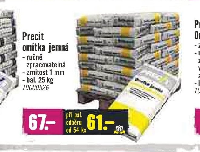 Precit omítka jemná
