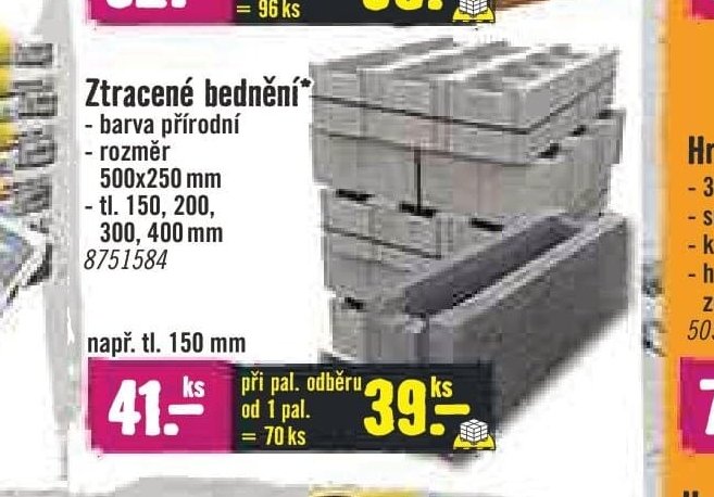 Ztracené bednění