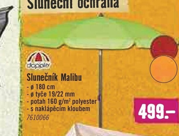 Slunečník Malibu