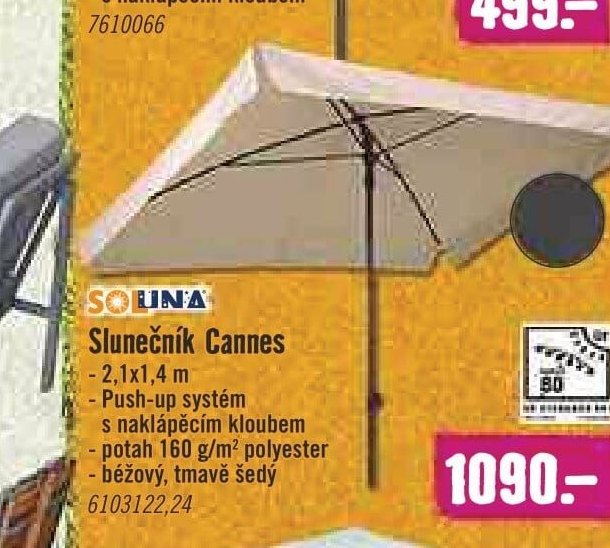 Slunečník Cannes