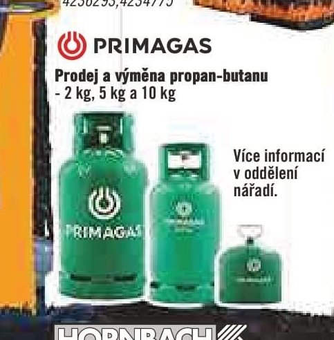 Primagas Prodej a výměna propan-butanu