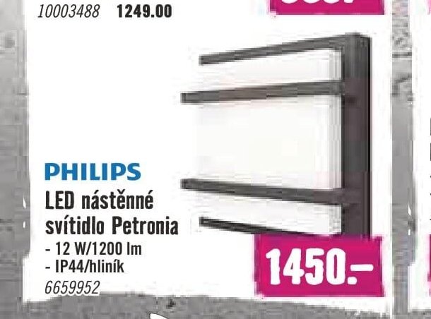 PHILIPS LED nástěnné svítidlo Petronia