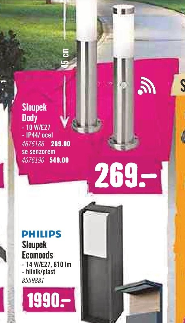 PHILIPS Sloupek Ecomoods