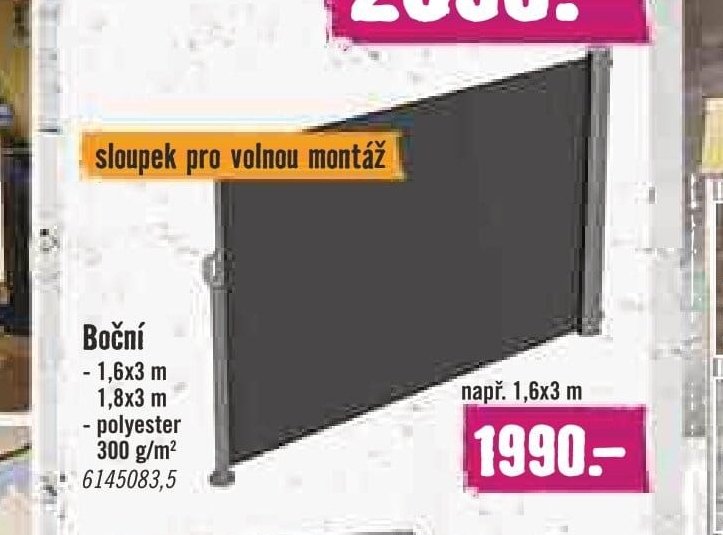 Boční markýza