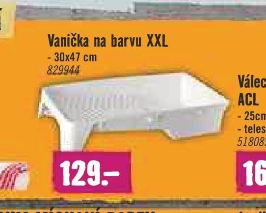 Vanička na barvu XXL