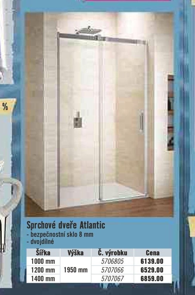 Sprchové dveře Atlantic