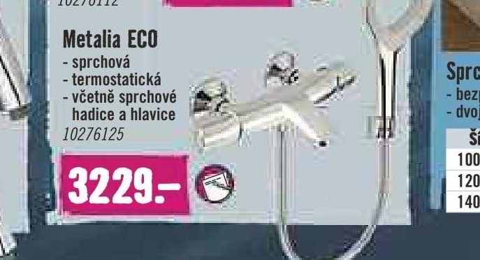 Metalia ECO sprchová