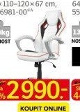 Kancelářské křeslo bílé