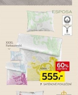 Saténové povlečení