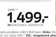 Lehká deka, 140x200 cm