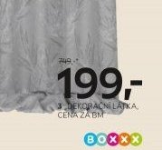 Dekorační látka, cena za bm