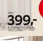 Dekorační látka, cena za bm