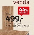 Palubková podlaha, cena za m2