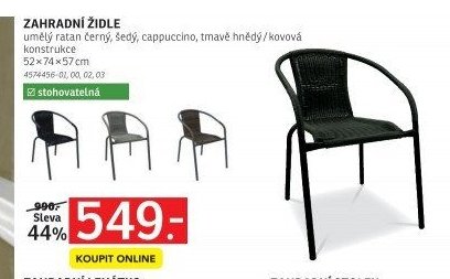 ZAHRADNÍ ŽIDLE