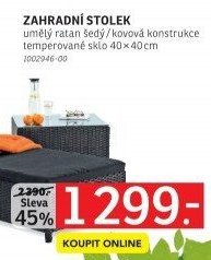 ZAHRADNÍ STOLEK